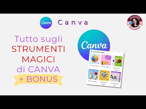 Tutto sugli STRUMENTI MAGICI di Canva