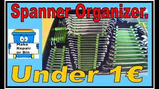 How to make a Spanner (Wrench) organizer for less than €1