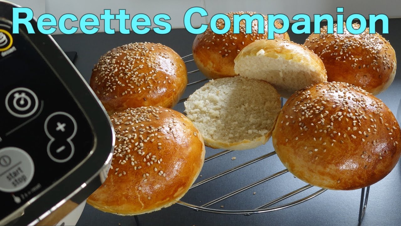 Recettes Companion De Brice Pains Hamburger Youtube