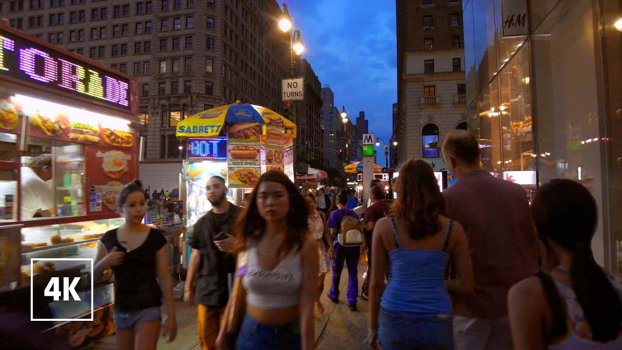 New York, Amerika Serikat | Late Manhattan | Jelajah Kota Malam 4K