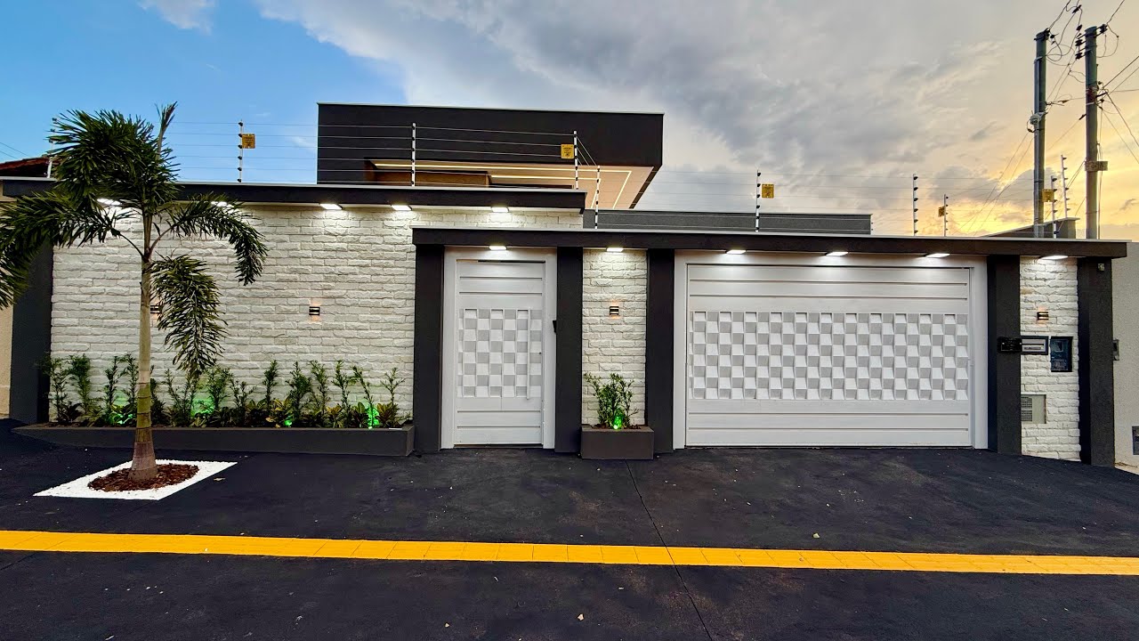 A CASA MAIS LINDA QUE VOCÊ VERÁ HOJE AQUI NO MEU CANAL! 3 SUÍTES + OFFICE NO PQ. AMAZÔNIA, GOIÂNIA |