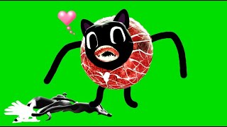 Cartoon Cat Meatball....? Green Screen Trevor Henderson