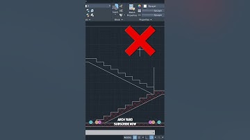 Autocad Tutorial | Staircase Design tricks, tips & hacks 💡#viral #trending #shorts