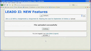 Moodle File Upload Tutorial