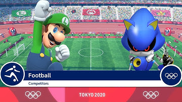 Mario & Sonic at the Tokyo 2020 Olympic Games - Luigi/Tails Vs. Metal Sonic/Bowser Jr.