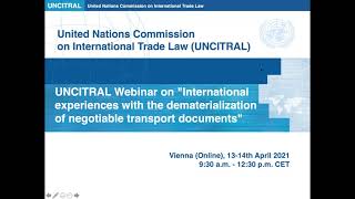 Full Day 1: Electronic Transferable Records and Dematerialization of Trade Documents News