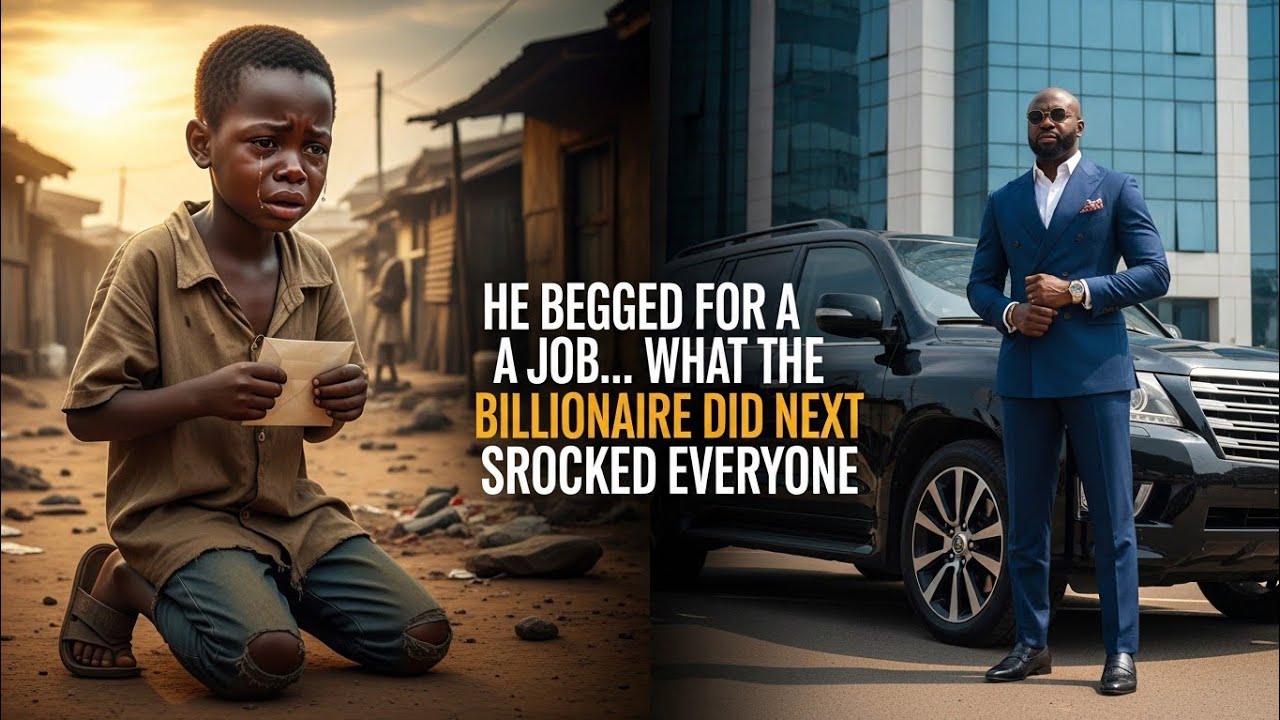 A Poor Boy Begged a Billionaire for Work… Then He Was Given a Shocking Test #storytime  #folklore 