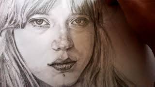 Léa Seydoux - Pencil drawings by Szabolcs Havellant (2013. / 2014.)