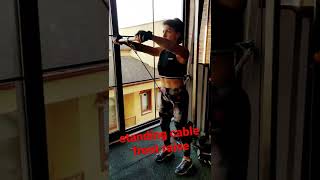 for shoulders ... standing cable front raise
