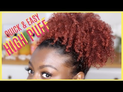 Quick & Easy High Puff | CURLS Poppin Pineapple Review