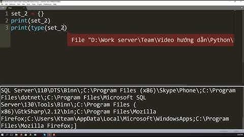 Bài 16 - Kiểu dữ liệu Set trong python