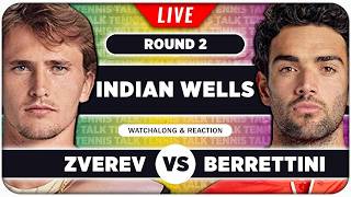 ZVEREV vs BERRETTINI • ATP Indian Wells 2026 • LIVE Tennis Watchalong screenshot 3