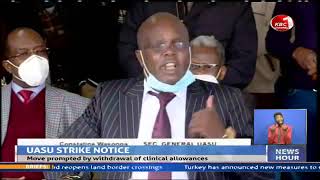 Uasu Calls For Strike, Demand Uon Vc Resignation.