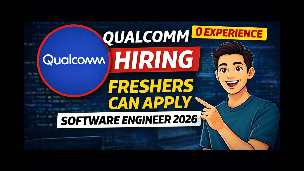 Qualcomm Off Campus 2026 😳 Freshers Hiring | Software Engineer | Apply ...
