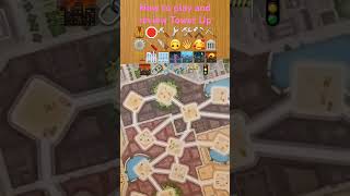 How to play Tower Up board game review unboxing setup Monolith games AmassGames Manhatten stacking
