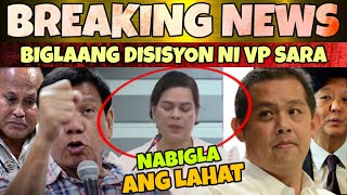 🔥jUST iN: NABIGLA ANG LAHAT! NAKU PO! BREAKING NEWS! FL LISA BUMWELTA NA! VP SARA TINIRA!