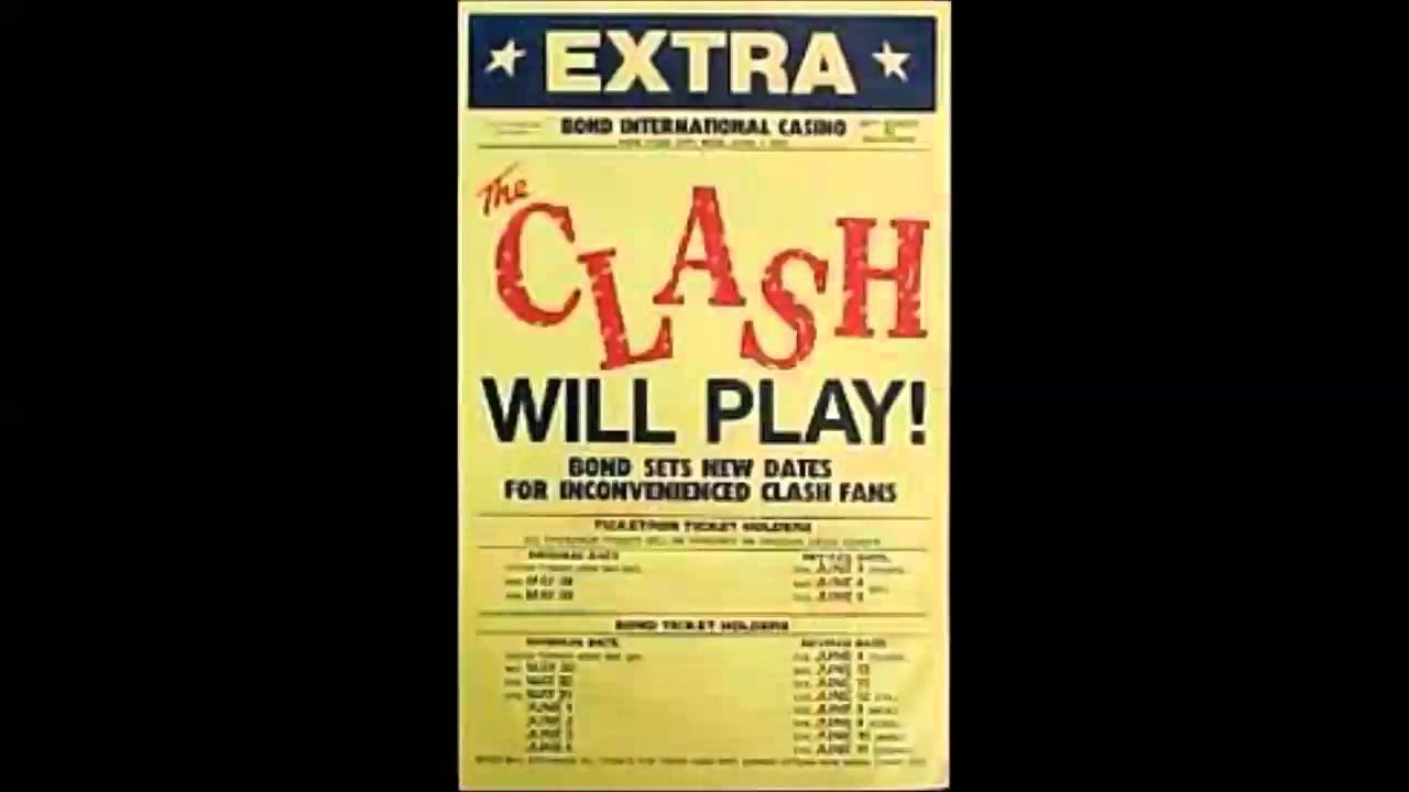 The Clash Bonds 8 June 81 Full Concert Excellent Soundboard