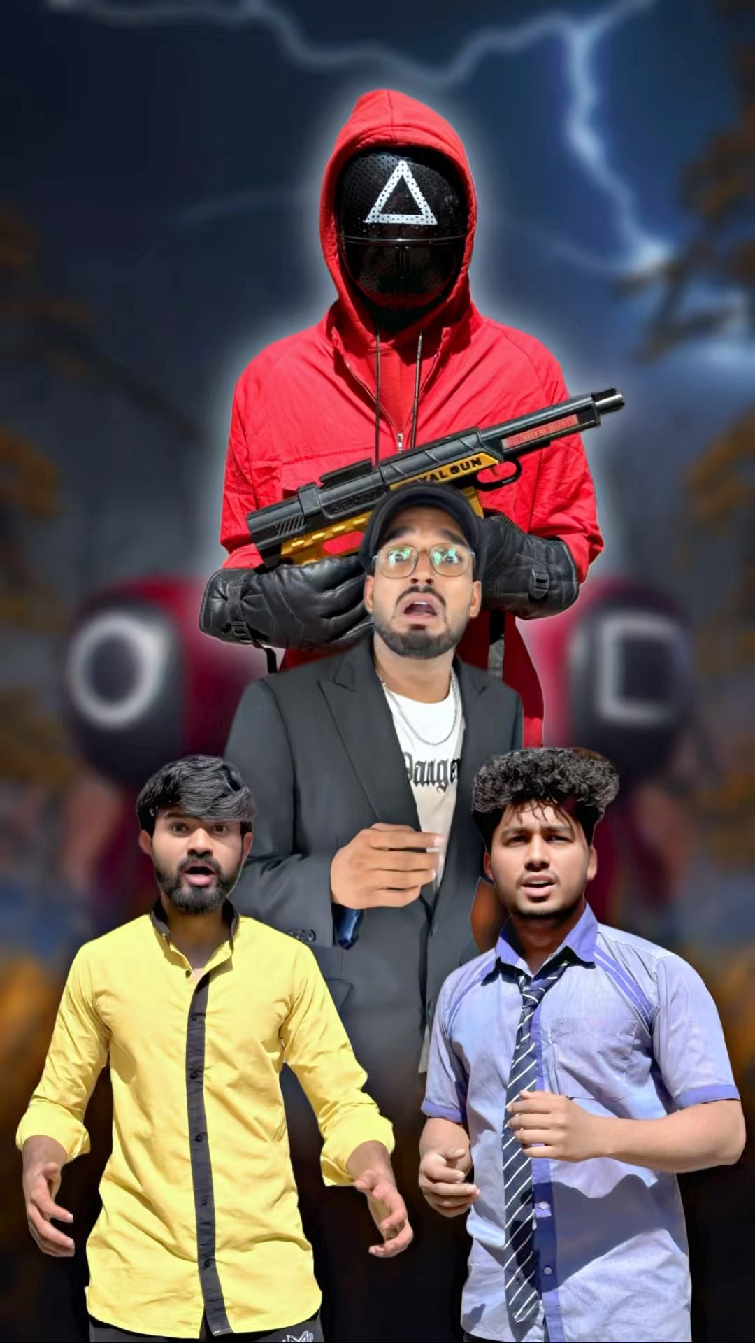 Squid game ?⭕️? #squidgame #srsir #banku #badri #mastikipaathsala #anganwadikebacche