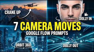 7 Essential Camera Movement Prompts in Google Flow | AI Video Tutorial