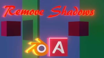 How to remove shadows and objects in Armory 3D.