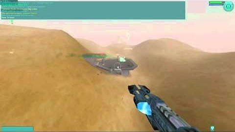 Tribes 2 Sick Snipe going fast with enemy flag