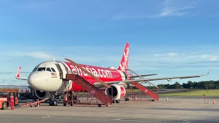 [4K] AirAsia | A320-216(WL) | Pushback, Startup, Taxi and Takeoff | Tawau - Kuala Lumpur