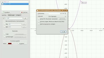 Quadratische Funktionen mit KMPlot