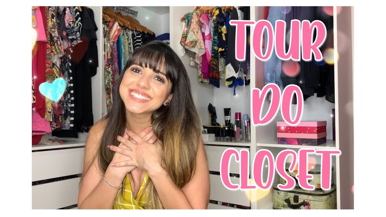 Tour pelo meu CLOSET - [com dicas de organização] - YouTube