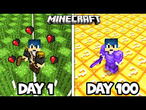 Minecraft BUT the FLOOR CHANGES every DAY!