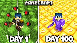 Minecraft BUT the FLOOR CHANGES every DAY!