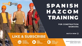 Spanish HAZCOM For Construction Workers Training from SafetyVideos.com