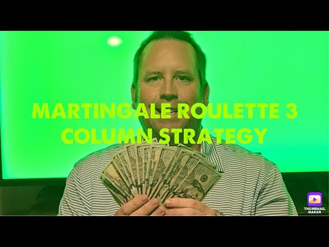 Martingale Roulette 3 Column Strategy(The Roulette Master)
