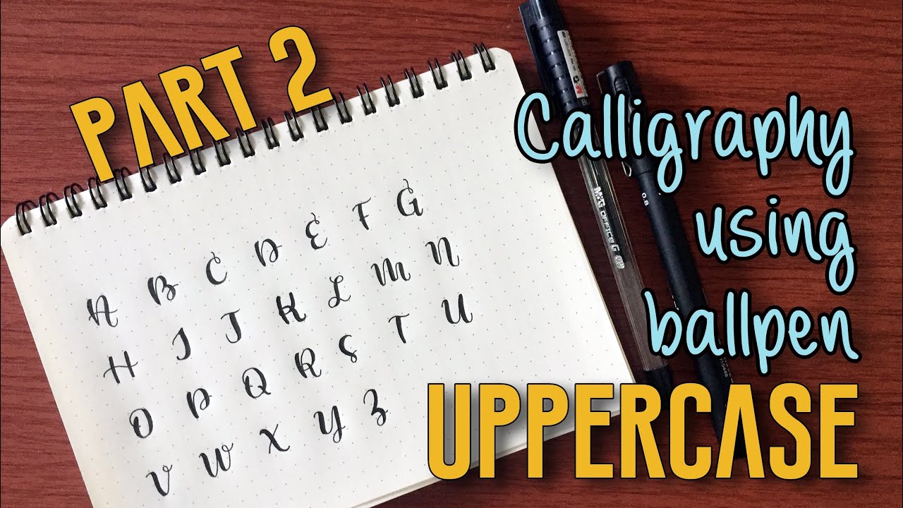 Featured image of post Capital Letters Modern Calligraphy A To Z / To let the reader know a sentence is beginning, to show important words in a 1.