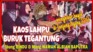 KAOS LAMPU Rindu & Wawan perfom di Tanjung Agung Semende Darat Ulu #kaoslampu #gitartunggal