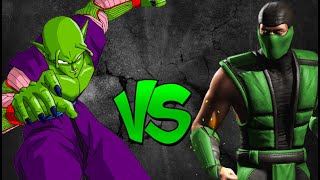 Piccolo VS Reptile (Dragonball Z) VS Mortal kombat) Sprite/Pixel Animation Battle