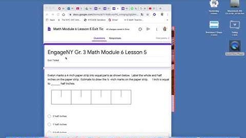 Module 6 Lesson 5 Exit Ticket