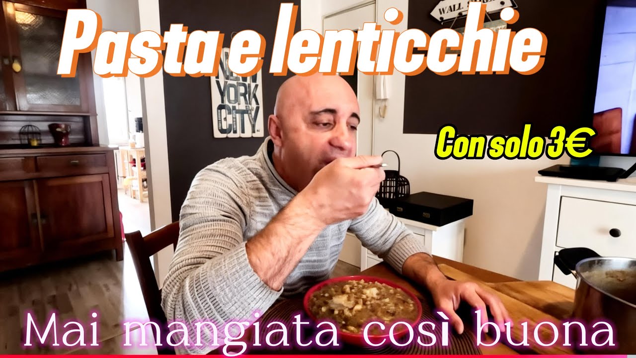 Pasta con lenticchie super cremosa