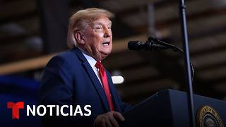 "Todo está pagado": así Trump reaccionó a otra protesta en uno de sus mítines | Noticias Telemundo