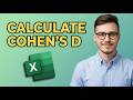 How To Calculate Cohen's D In Excel [2026 Guide]