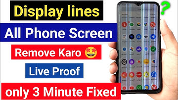 phone ki screen par line kaise hataye | how to remove lines from phone screen/display line problem⚠️