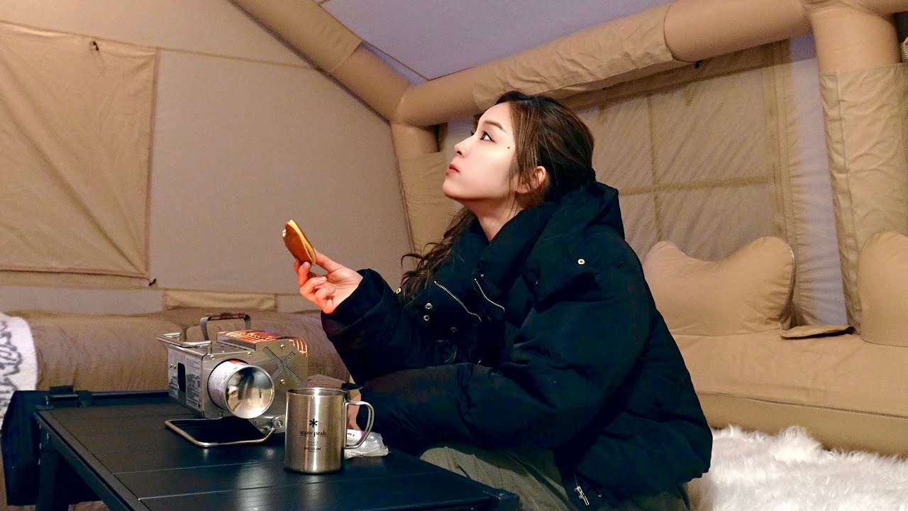 Рёбрышки, Медленно Запечённые на Дровяной Печи｜ Solo Camping ASMR