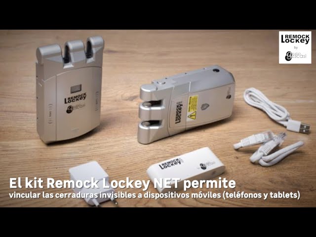 Kit de conexión Cerradura seguridad invisible Remock Lockey Net