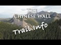 Bob Marshall Wilderness - Chinese Wall route explained