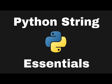 Python Programming Tutorial: Strings