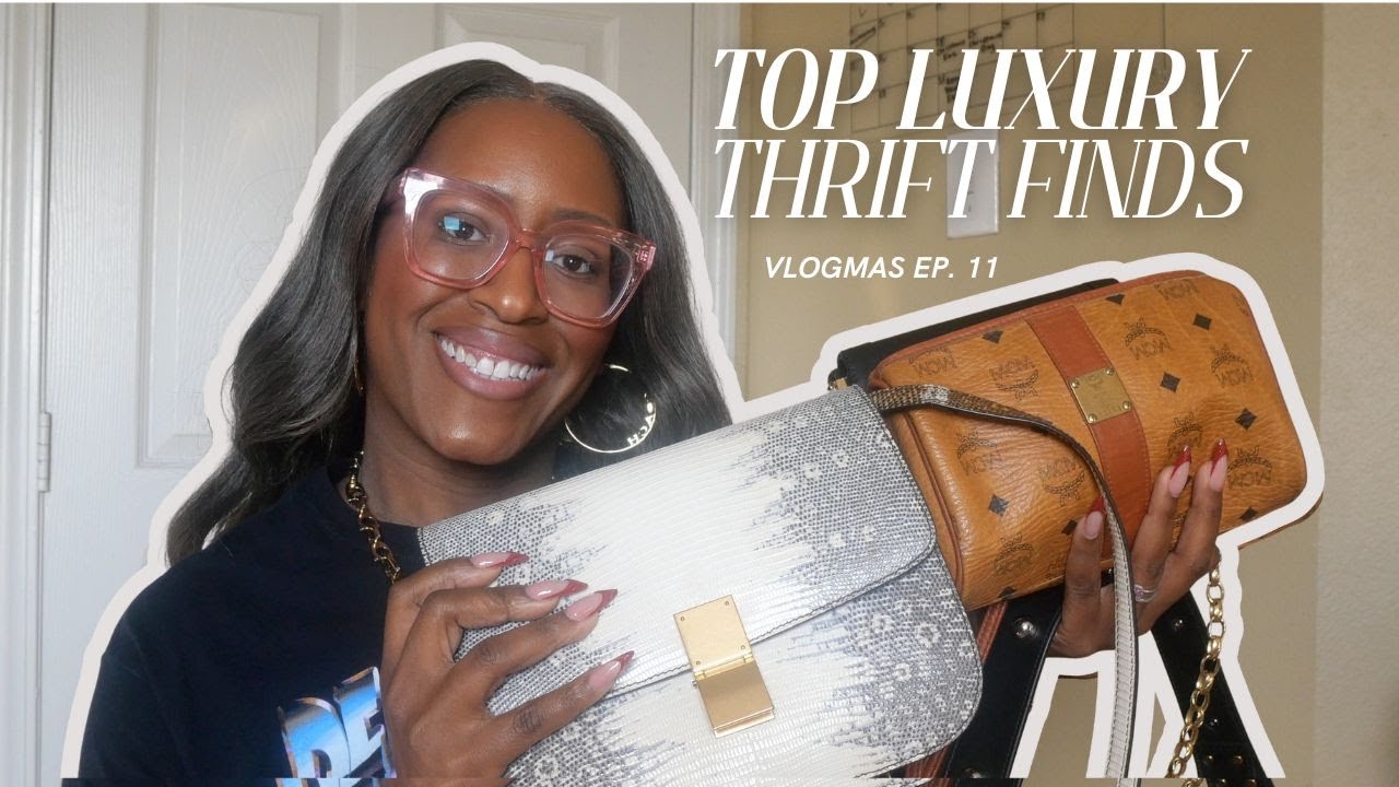 Мои лучшие находки в секонд-хенде класса люкс | Vlogmas, выпуск 11