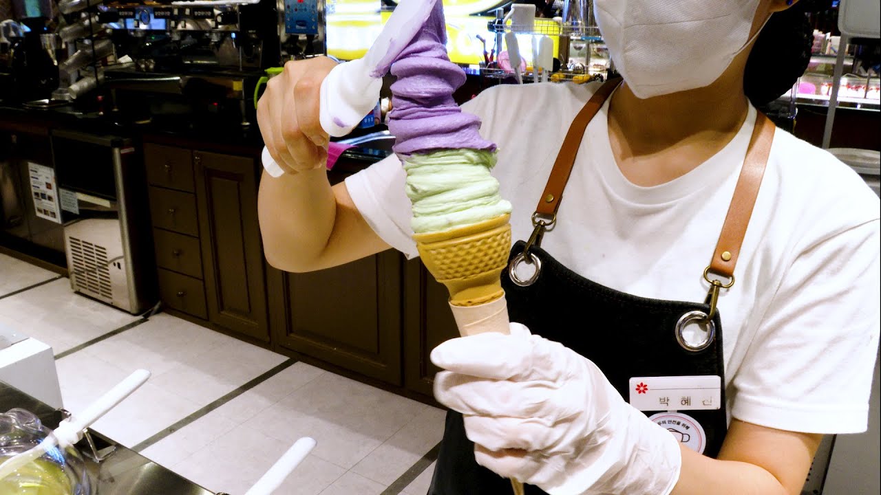 Лучшее мороженое, 16 вкусов мороженого Gelato, клубника, шоколад, ваниль, корейская уличная еда