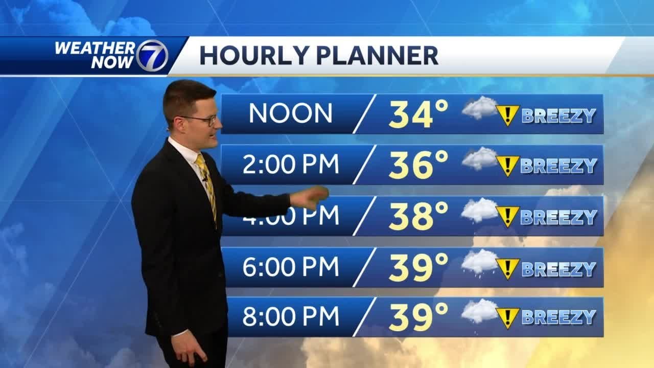Chilly and damp Monday, widespread rain tonight - YouTube