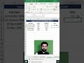 Flashfill Function in Excel | Seperate Date into Year, Month and Day