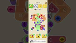 Unscrew Nuts  Sort  Pin  Puzzle  Level  18  Awesome 👍  playthrough  Gameplay