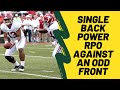 Single Back Power RPO against An Odd Front